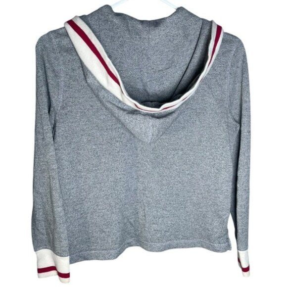 Roots Large Kids Girls 9 10 Yrs Zip Up Sweater Tops Sweatshirt 9 10 Grey Boxy Lg - Picture 6 of 8